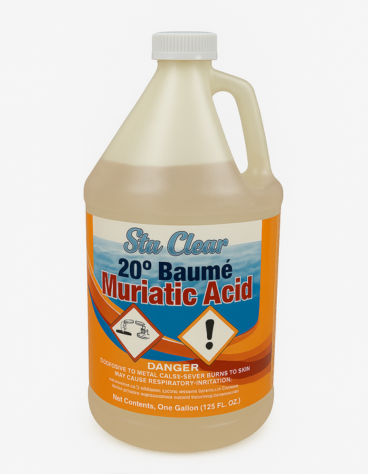 Sta Clear 20° Baume Muriatic Acid – 1 Gallon